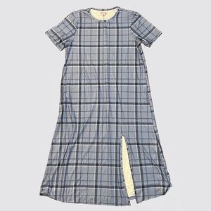 Plaid comfy dress
